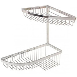 Полочка корзинка COLOMBO DESIGN ANGOLARI B9607 угловая двойная - изображение 3