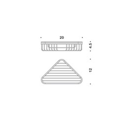 Полочка корзинка COLOMBO DESIGN BASIC B2732 угловая - изображение 2