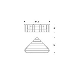 Полочка корзинка COLOMBO DESIGN BASIC B2733 угловая - изображение 2