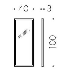 Зеркало COLOMBO DESIGN FASHION MIRRORS B2040 настенное в раме - изображение 3