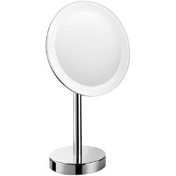 Косметическое зеркало COLOMBO DESIGN SPECCHI INGRANDITORI B9750 настольное с подсветкой увеличение 3 раза питание от розетки - изображение 1