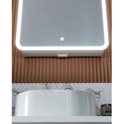 Шкаф с зеркалом Corozo Медея 100х80 см с Led подсветкой - изображение 2