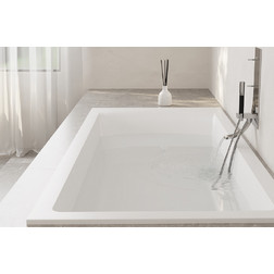 Встраиваемая Ванна Salini Cascata KIT 170х75х60см 104323M, прямоугольная форма, цвет белый матовый - изображение 4