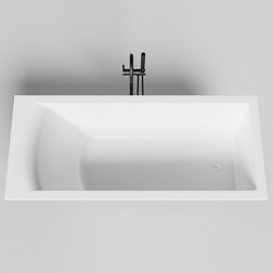 Встраиваемая Ванна Salini Cascata KIT 170х75х60см 104323M, прямоугольная форма, цвет белый матовый - изображение 2