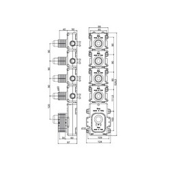 Fima Carlo Frattini Fimathermbox F2464 механизм для смесителя с термостатом - изображение 2