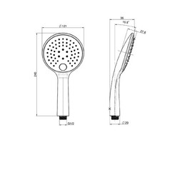 Лейка Fima Carlo Frattini F2736CR Handshowers хром - изображение 2
