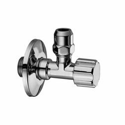 Угловой вентиль Fima Carlo Frattini F205/1CR1/2 Sottolavabo, 1/2 x 3/8 - хром - изображение 1