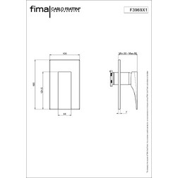 Смеситель для душа Fima Carlo Frattini F3969X1CR Zeta -хром - изображение 2