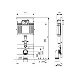 Инсталляция TECE K440921 base 2.0 для унитаза, клавиша хром (комплект 4 в 1) - изображение 5