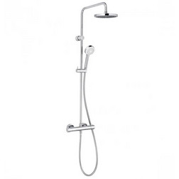 Душевая система Kludi Logo 6809405-00 с термостатом хром, Shower System - изображение 3
