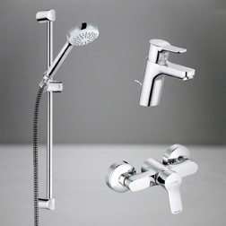 Kludi Pure&Easy 376850565 — комплект смесителей 3 в 1 - изображение 4