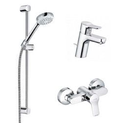 Kludi Pure&Easy 376850565 — комплект смесителей 3 в 1 - изображение 1