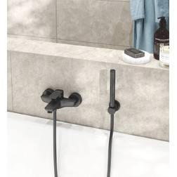 Kludi Pure&Style 406813975 смеситель для ванны и душа черный матовый - изображение 2