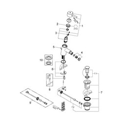 Смеситель Grohe Concetto New 32208001 для биде - изображение 2