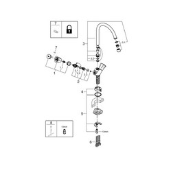 Смеситель для кухни Grohe Costa L 31812001 - изображение 2