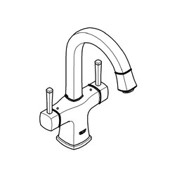 Смеситель для раковины Grohe Grandera 21107IG0 - изображение 4
