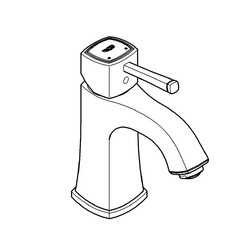 Смеситель для раковины Grohe Grandera 23310IG0 однорычажный - изображение 6
