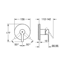 Grohe Lineare New 24063001 встраиваемый смеситель - изображение 3
