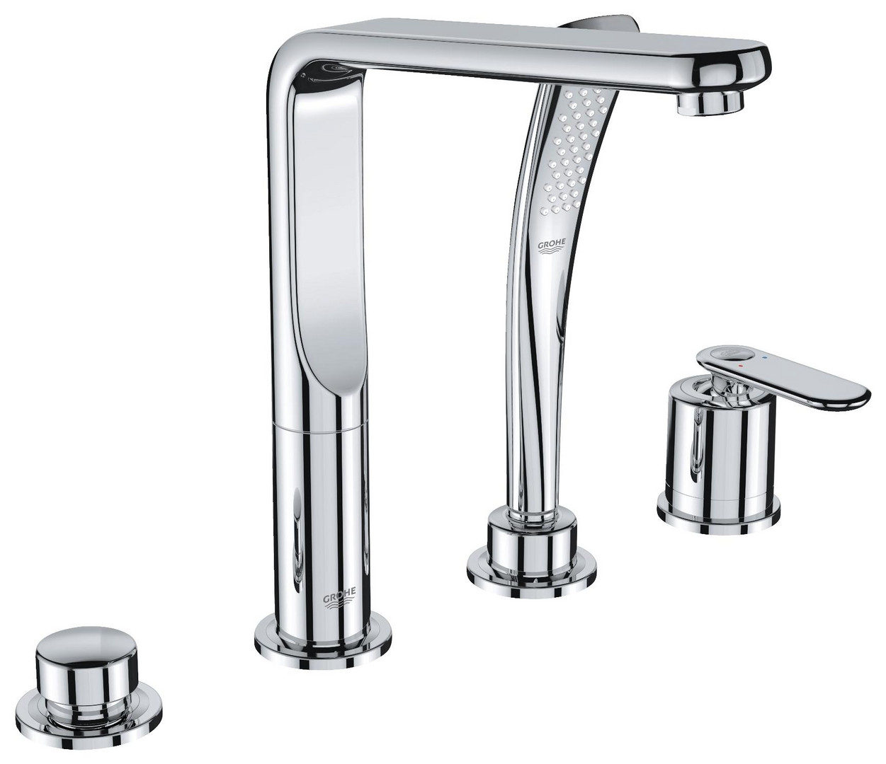 Встраиваемая часть на 3 отверстия  для смесителя Grohe Ectos 33341000