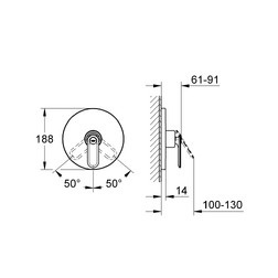 Смеситель для душа GROHE VERIS 19367LS0 белый - изображение 2