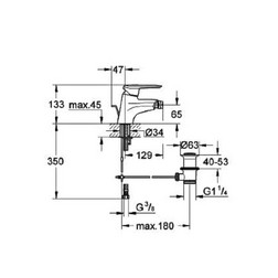 Смеситель для биде GROHE Touch 32264000 хром - изображение 2