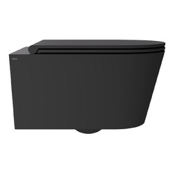 Сиденье для унитаза Alice Hide Round MC3108S чёрное матовое - изображение 4