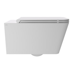 Подвесной унитаз Alice Hide 31210101 безободковый Aliglaze+ белый - изображение 3