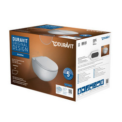 Унитаз Duravit Architec 45720900A1 подвесной Rimless® с сидением белый - изображение 3