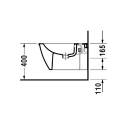 Биде подвесное Duravit Darling New 2249150000 белый - изображение 5