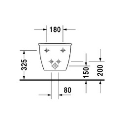 Биде подвесное Duravit Darling New 2249150000 белый - изображение 6