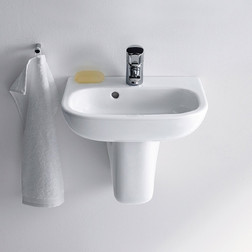 Полупьедестал для раковины Duravit D-Code 08571700002 белый - изображение 3