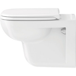 Унитаз подвесной с крышкой микролифт Duravit D-Code 45350900A1 белый - изображение 2
