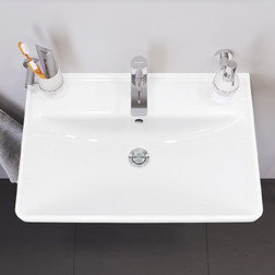 Раковина подвесная Duravit D-Neo 2366650000 65х44 см белая - изображение 4