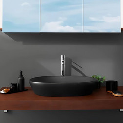 Раковина накладная 60х40 см Duravit D-Neo 2372601370 антрацит матовый - изображение 3
