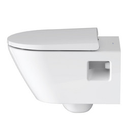 Унитаз подвесной безободковый с сидением Duravit D-Neo 45780900A1 белый - изображение 6