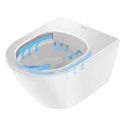 Унитаз подвесной безободковый с сидением Duravit D-Neo 45780900A1 белый - изображение 4