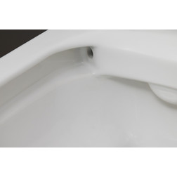 Унитаз подвесной безободковый с сиденьем Duravit D-Neo 45870900A1 белый - изображение 2