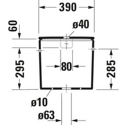 Бачок для напольного унитаза Duravit Durastyle 0935000005 белый - изображение 3