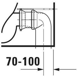 Унитаз напольный Duravit 2155090000 Durastyle белый - изображение 8
