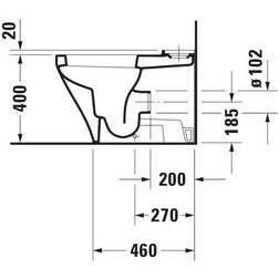 Унитаз напольный Duravit 2155090000 Durastyle белый - изображение 6