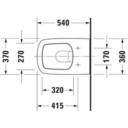 Унитаз подвесной Duravit 2552090000 Durastyle белый - изображение 3