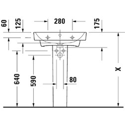 Раковина подвесная Duravit 23756000002 No.1 60х46 см белая - изображение 4