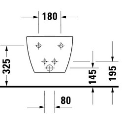 Биде подвесное Duravit 2258150000 Happy D.2 белое - изображение 4