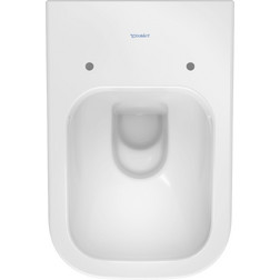 Унитаз безободковый подвесной Duravit Happy D.2 22220900001 белый - изображение 3