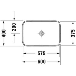 Раковина накладная Duravit Happy D.2 Plus 2359601300 антрацит - изображение 9