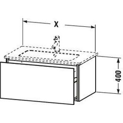Тумба Duravit L-Cube LC614107979 орех натуральный 85х48 см - изображение 3