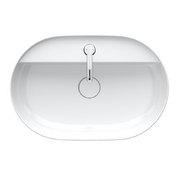 Раковина накладная Duravit Luv 0380600000 60х40 см, белая - изображение 6