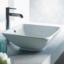 Раковина накладная Duravit ME by Starck 0333420000 Bacino 42х42 см белая - изображение 3