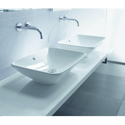 Накладная раковина Duravit ME by Starck 0334520000 Bacino 55х42 см белый - изображение 6