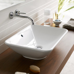 Накладная раковина Duravit ME by Starck 0334520000 Bacino 55х42 см белый - изображение 4